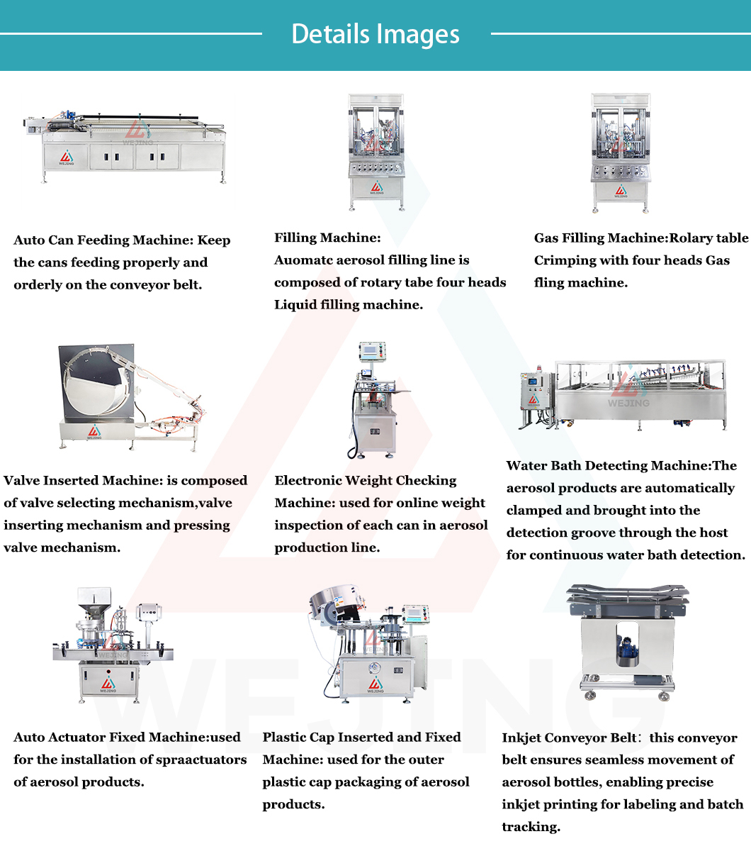 OGJ70 aerosol filling machine line Линия для наполнения аэрозолей OGJ70