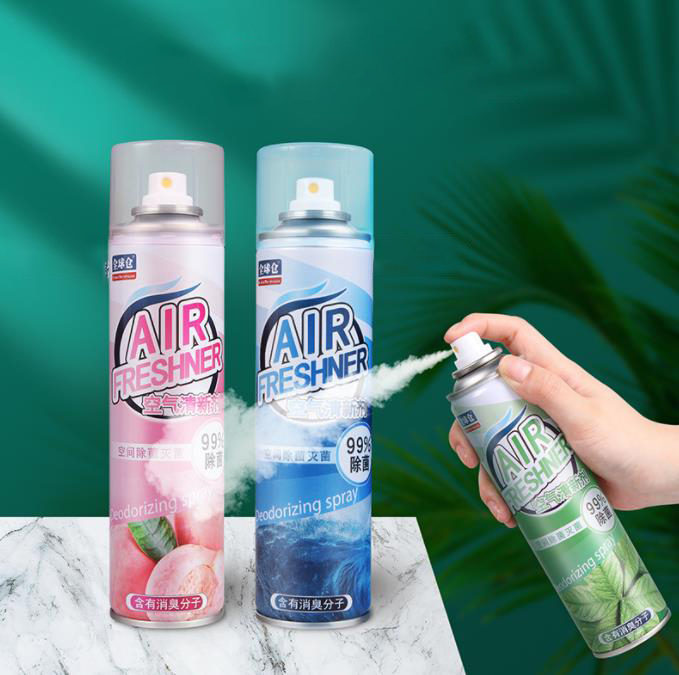 Освежитель воздуха на линии розлива аэрозолей