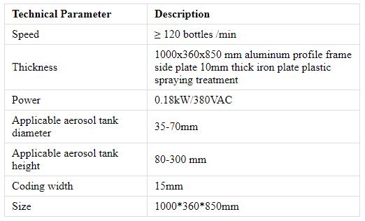 Ленточный конвейер для струйной печати для машины для наполнения аэрозолей