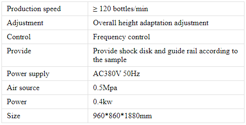 Технические параметры автоматической машины для прессования сопел