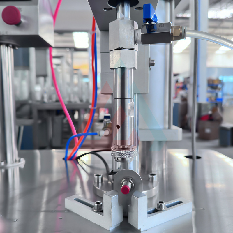 WJERZ-150 Маленькая машина для обжима аэрозольных баллонов BOV 