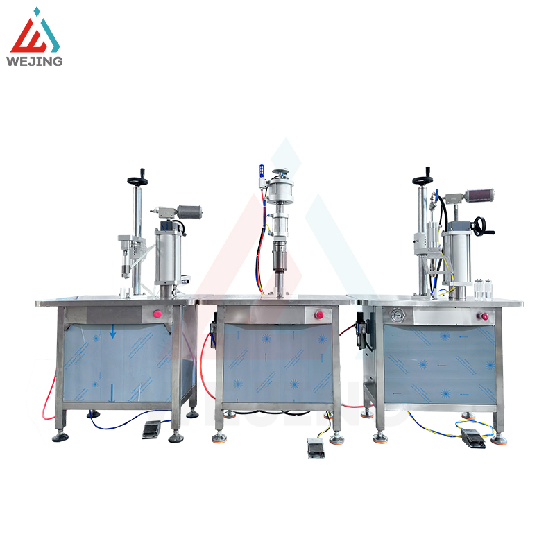 Полуавтоматическая аэрозольная наполнение и обжим