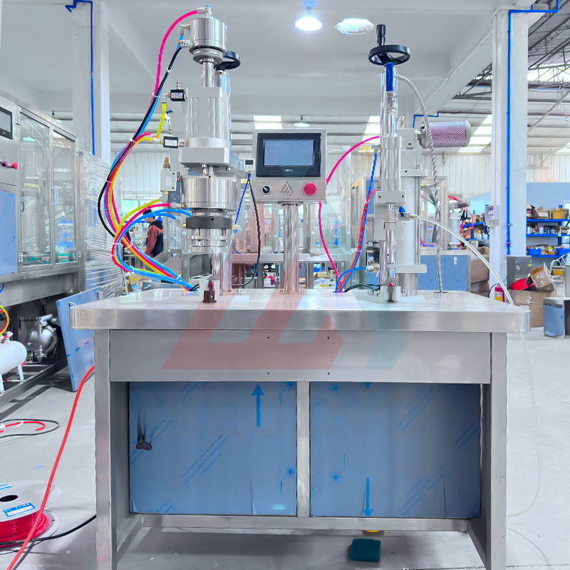 WJERZ-150 Маленькая машина для обжима аэрозольных баллонов BOV 