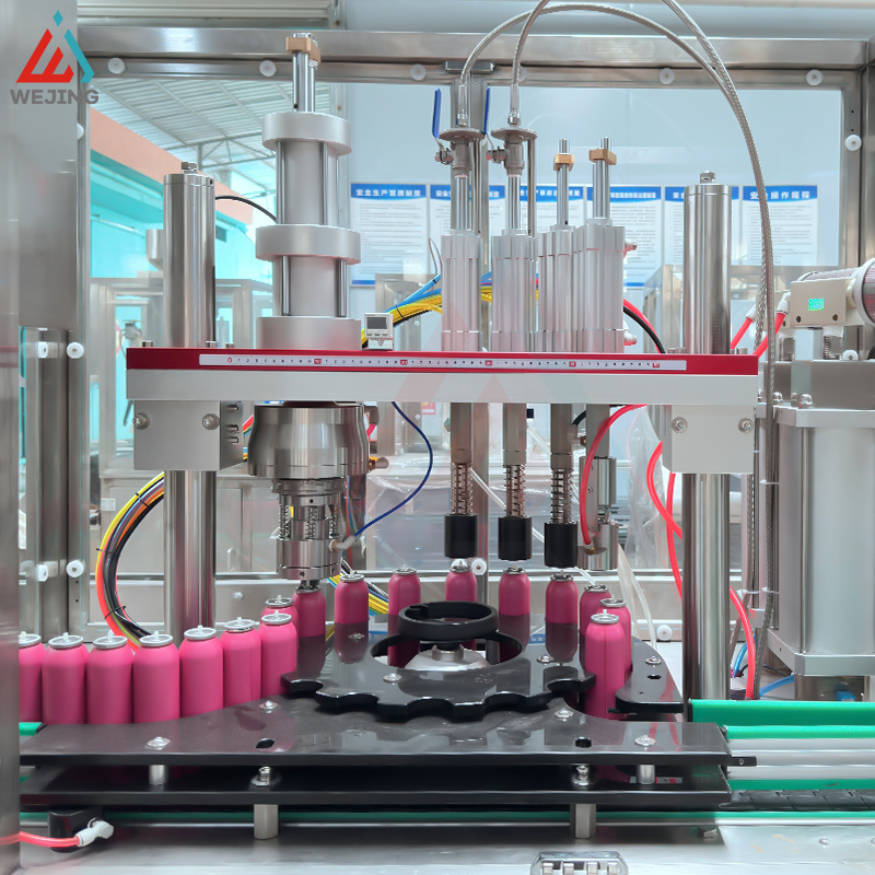 Электрическая автоматическая машина для наполнения аэрозолей WJER-30 BOV с автоматической функцией подъема
