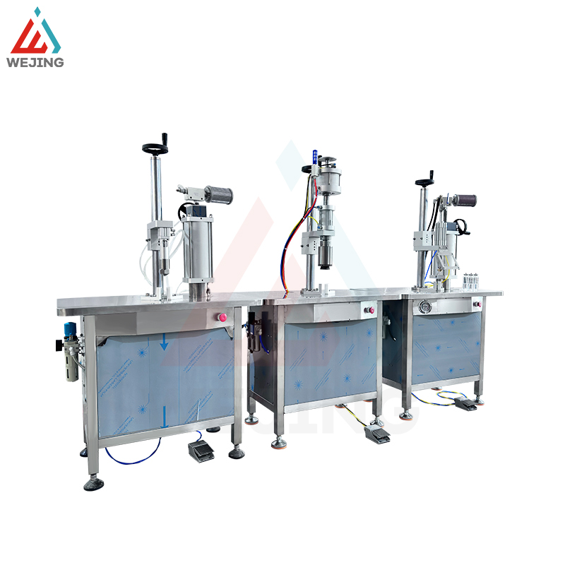 Полуавтоматическая аэрозольная наполнение и обжим