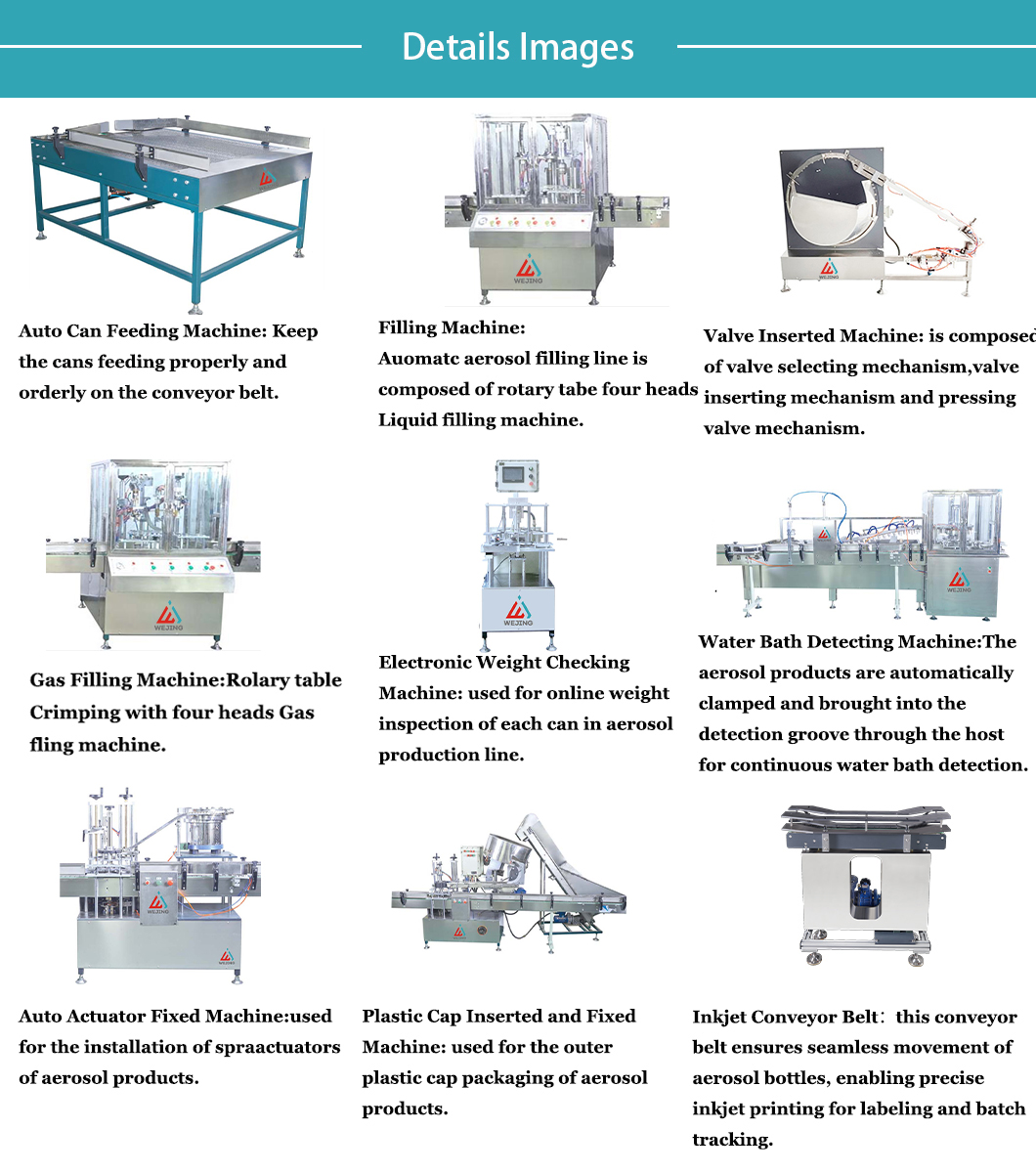 Линия розлива аэрозолей