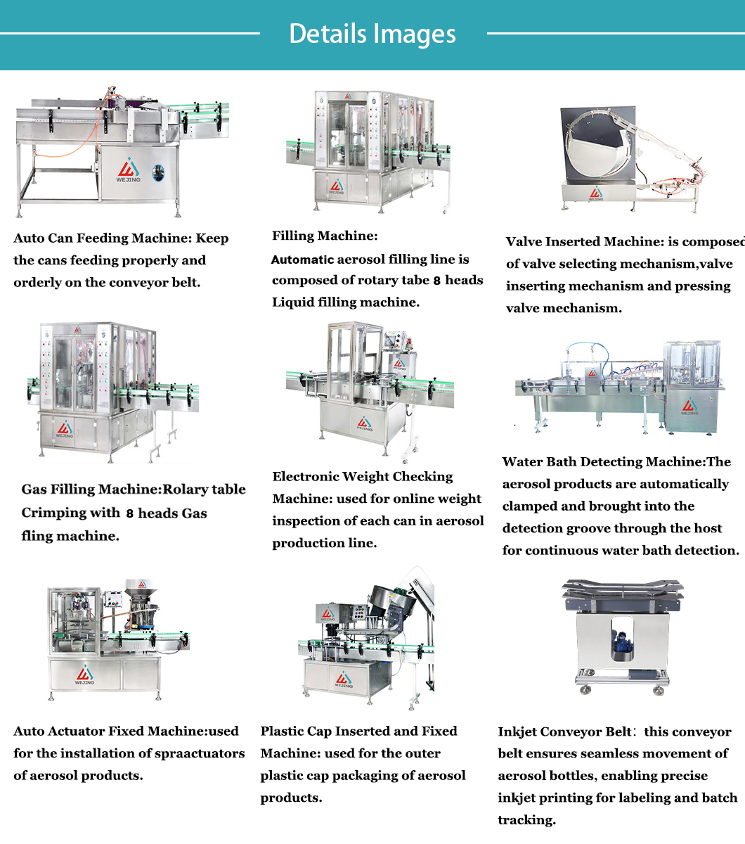 QGJ150 Высокоскоростная машина для наполнения аэрозолей